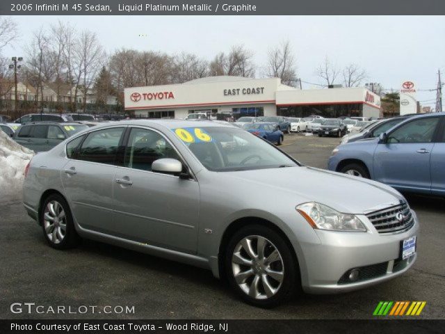 2006 Infiniti M 45 Sedan in Liquid Platinum Metallic