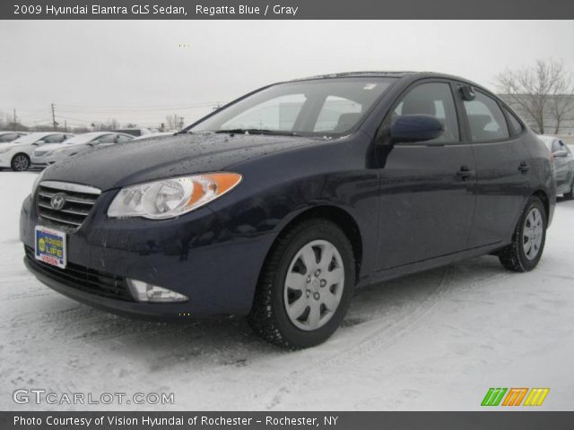 2009 Hyundai Elantra GLS Sedan in Regatta Blue