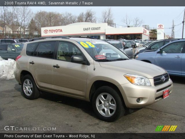 2008 Toyota RAV4 4WD in Savannah Metallic