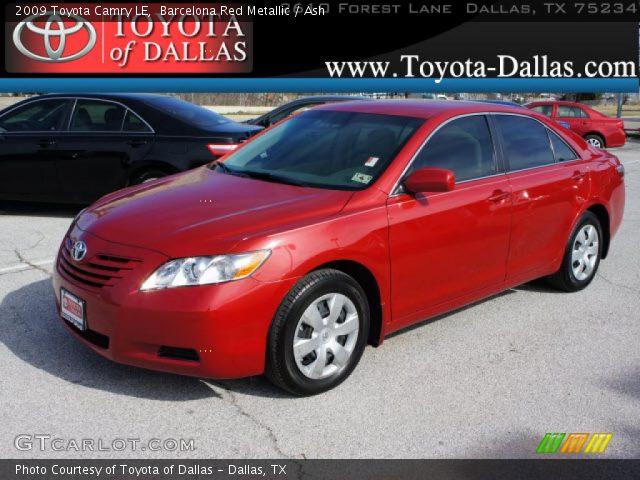 2009 Toyota Camry LE in Barcelona Red Metallic
