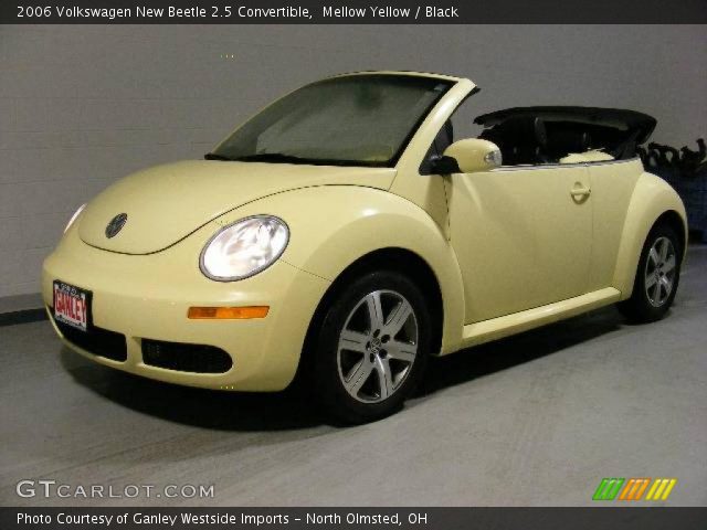 2006 Volkswagen New Beetle 2.5 Convertible in Mellow Yellow