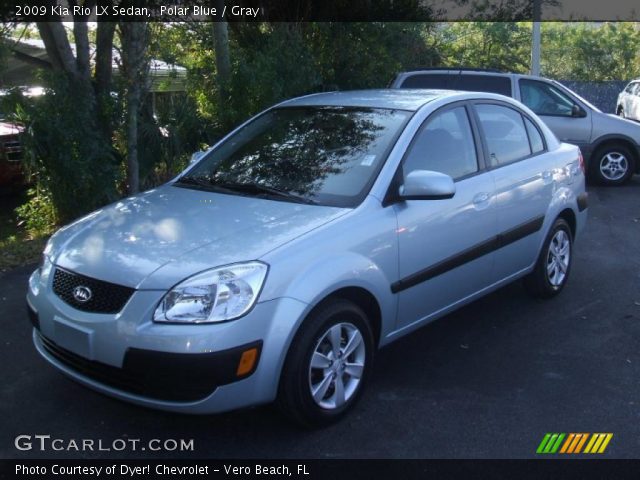 2009 Kia Rio LX Sedan in Polar Blue