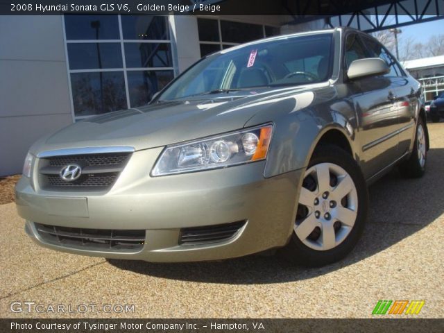 2008 Hyundai Sonata GLS V6 in Golden Beige