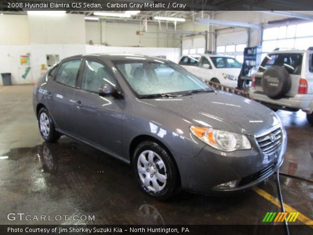 2008 Hyundai Elantra GLS Sedan in Carbon Gray Metallic