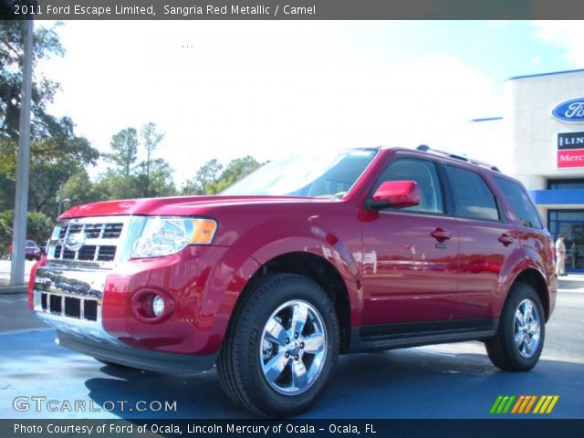 2011 Ford Escape Limited in Sangria Red Metallic