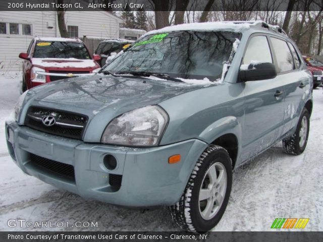 2006 Hyundai Tucson GL in Alpine Frost