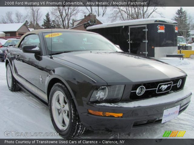 2008 Ford Mustang V6 Premium Convertible in Alloy Metallic