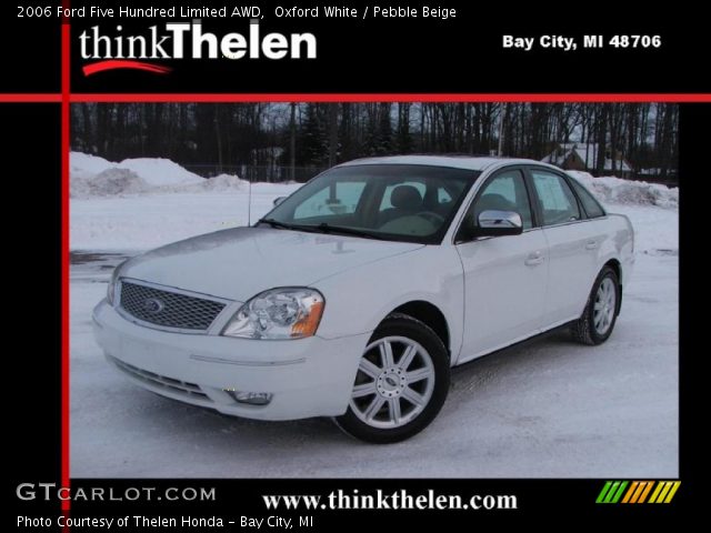 2006 Ford Five Hundred Limited AWD in Oxford White