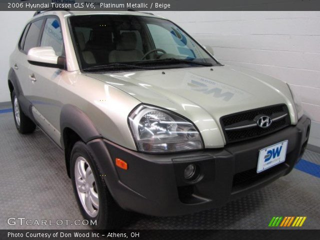 2006 Hyundai Tucson GLS V6 in Platinum Metallic