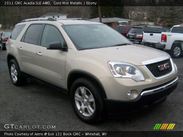 2011 GMC Acadia SLE AWD in Gold Mist Metallic