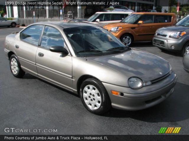 1999 Dodge Neon Highline Sedan in Bright Platinum Metallic