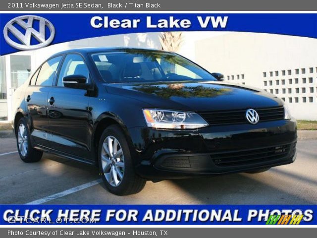 2011 Volkswagen Jetta SE Sedan in Black