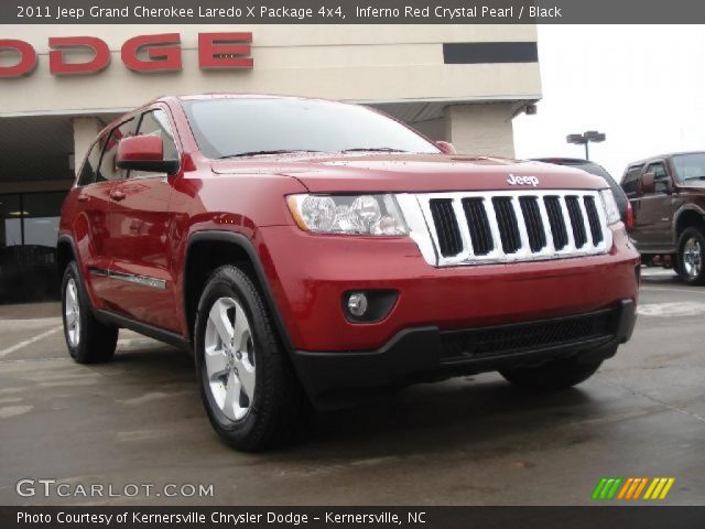 2011 Jeep Grand Cherokee Laredo X Package 4x4 in Inferno Red Crystal Pearl