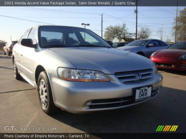 2001 Honda Accord Value Package Sedan in Satin Silver Metallic