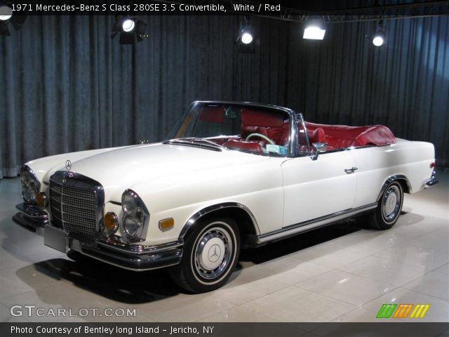 1971 Mercedes-Benz S Class 280SE 3.5 Convertible in White