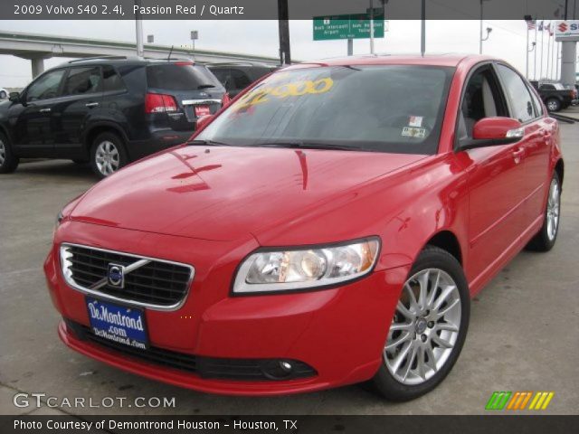 2009 Volvo S40 2.4i in Passion Red