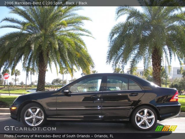 2006 Mercedes-Benz C 230 Sport in Black