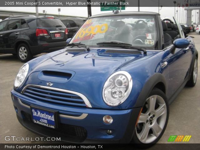 2005 Mini Cooper S Convertible in Hyper Blue Metallic