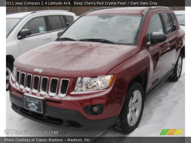 2011 Jeep Compass 2.4 Latitude 4x4 in Deep Cherry Red Crystal Pearl