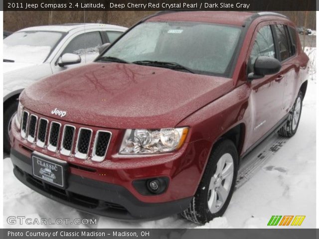 2011 Jeep Compass 2.4 Latitude in Deep Cherry Red Crystal Pearl