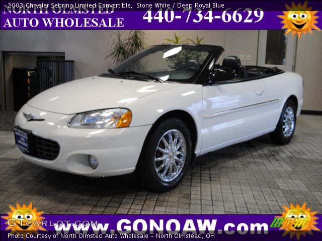 2003 Chrysler Sebring Limited Convertible in Stone White