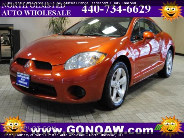 2008 Mitsubishi Eclipse GS Coupe in Sunset Orange Pearlescent