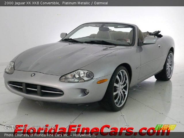 2000 Jaguar XK XK8 Convertible in Platinum Metallic