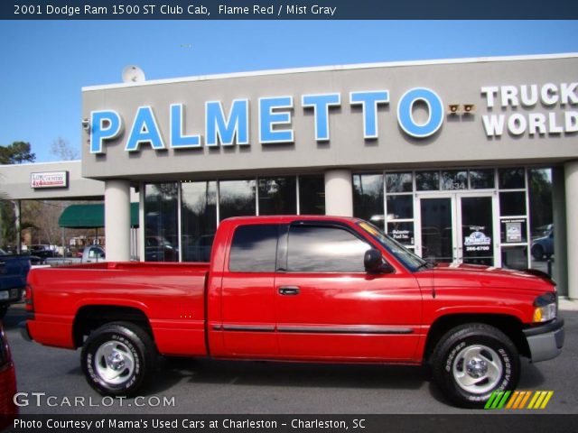 2001 Dodge Ram 1500 ST Club Cab in Flame Red
