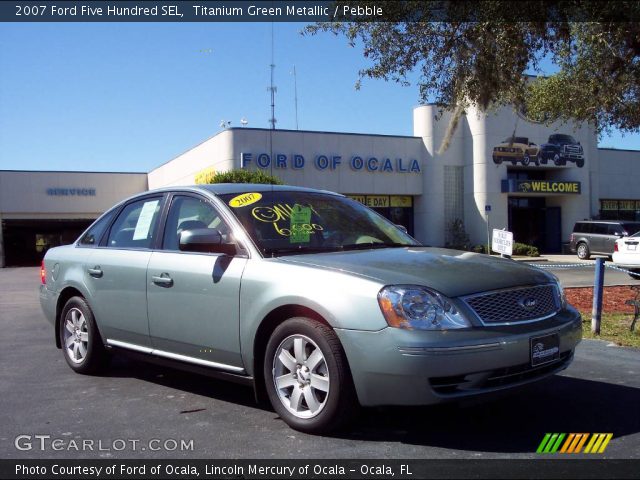 2007 Ford Five Hundred SEL in Titanium Green Metallic