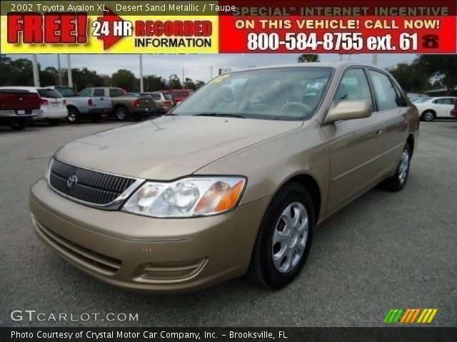 2002 Toyota Avalon XL in Desert Sand Metallic