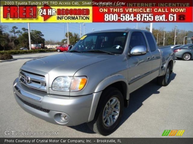 2003 Toyota Tundra SR5 TRD Access Cab in Silver Sky Metallic