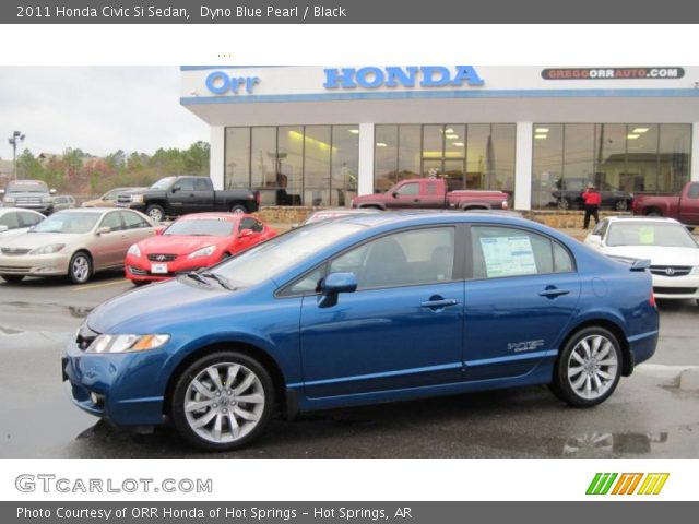 2011 Honda Civic Si Sedan in Dyno Blue Pearl