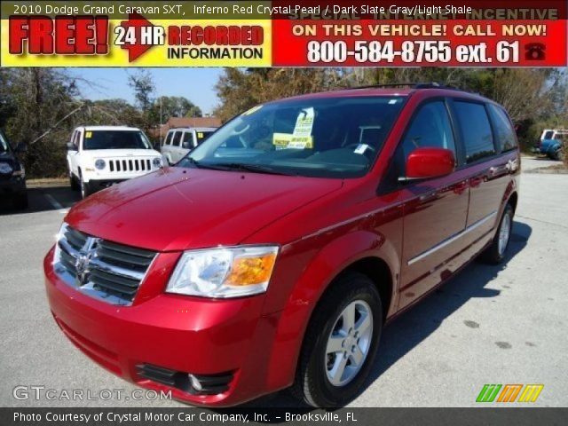 2010 Dodge Grand Caravan SXT in Inferno Red Crystal Pearl