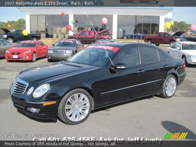 2007 Mercedes-Benz E 350 Sedan in Black