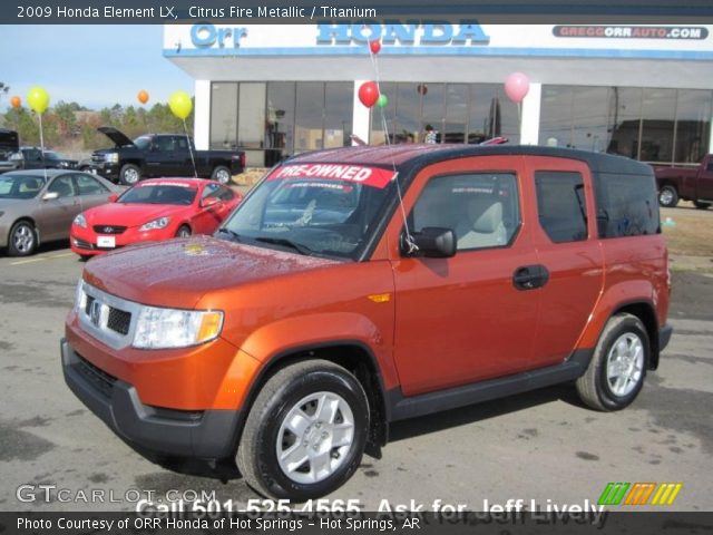 2009 Honda Element LX in Citrus Fire Metallic