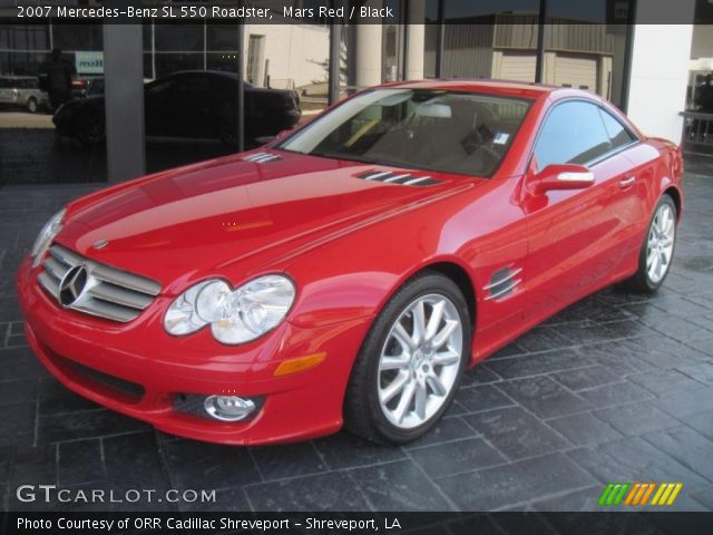 2007 Mercedes-Benz SL 550 Roadster in Mars Red