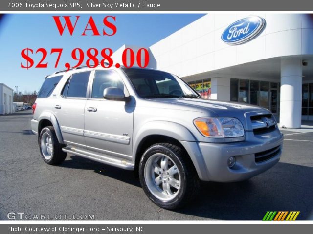 2006 Toyota Sequoia SR5 in Silver Sky Metallic