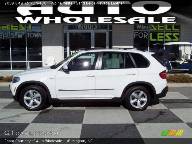 2009 BMW X5 xDrive30i in Alpine White