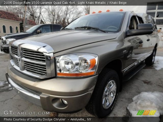 2006 Dodge Ram 1500 Laramie Quad Cab 4x4 in Light Khaki Metallic