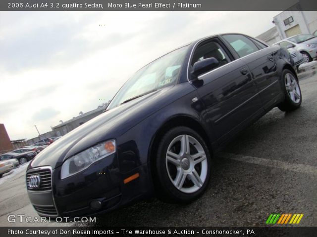 2006 Audi A4 3.2 quattro Sedan in Moro Blue Pearl Effect