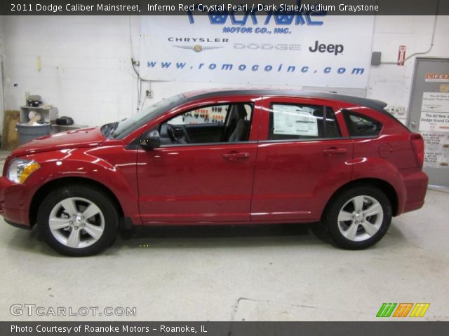 2011 Dodge Caliber Mainstreet in Inferno Red Crystal Pearl
