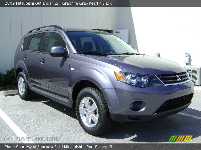 2009 Mitsubishi Outlander ES in Graphite Gray Pearl