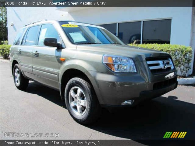 2008 Honda Pilot EX-L in Aberdeen Green Metallic