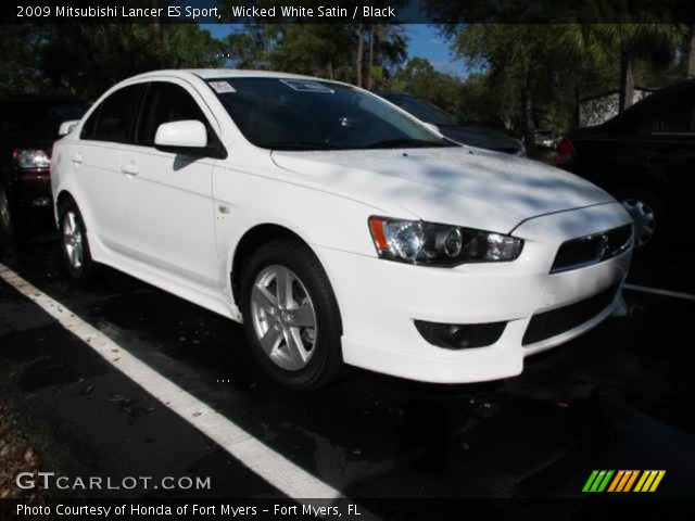 2009 Mitsubishi Lancer ES Sport in Wicked White Satin