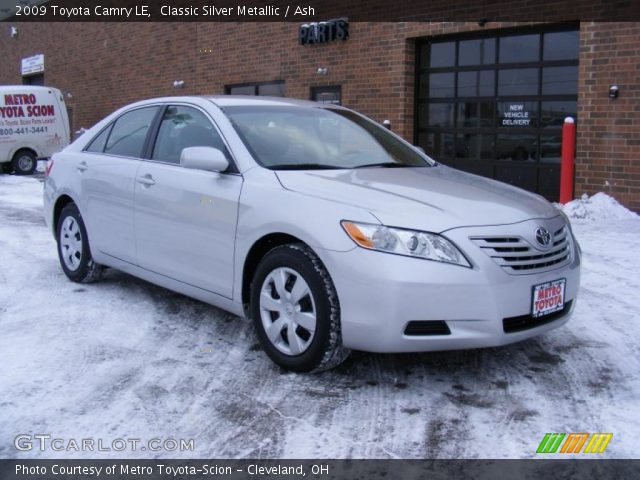 2009 Toyota Camry LE in Classic Silver Metallic