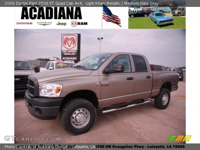 2009 Dodge Ram 2500 ST Quad Cab 4x4 in Light Khaki Metallic