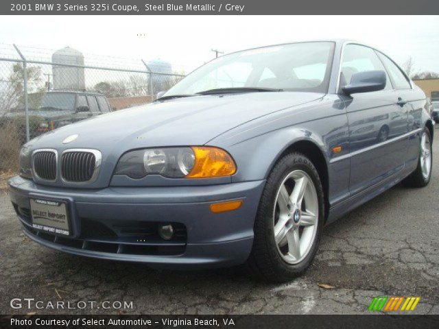 2001 BMW 3 Series 325i Coupe in Steel Blue Metallic