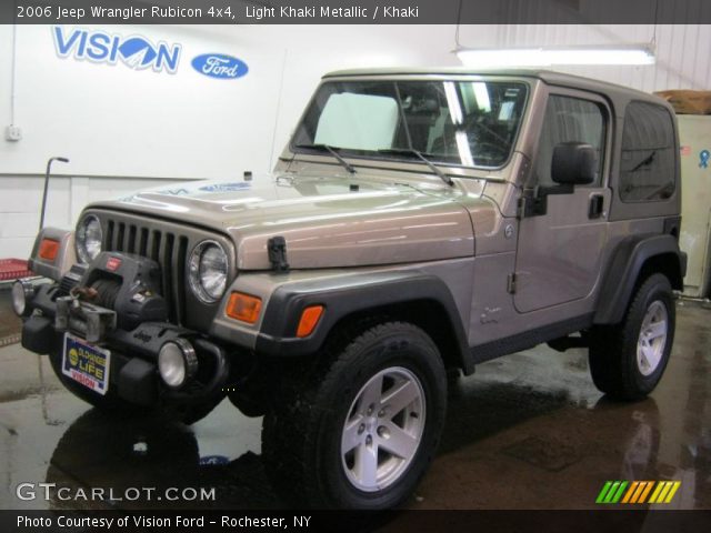 2006 Jeep Wrangler Rubicon 4x4 in Light Khaki Metallic