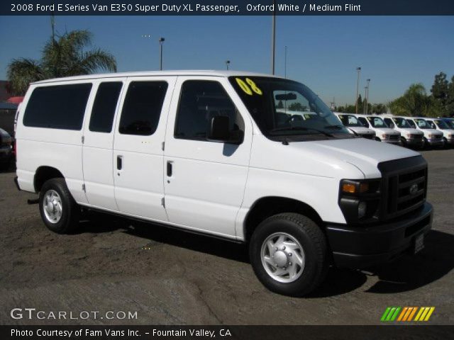 2008 Ford E Series Van E350 Super Duty XL Passenger in Oxford White