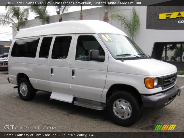 2004 Ford E Series Van E250 Passenger Conversion in Oxford White